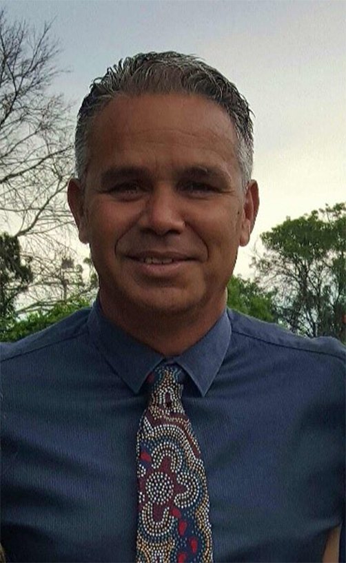 Portrait of Dave Widders, Aboriginal Cultural Trainer at Vividhata.