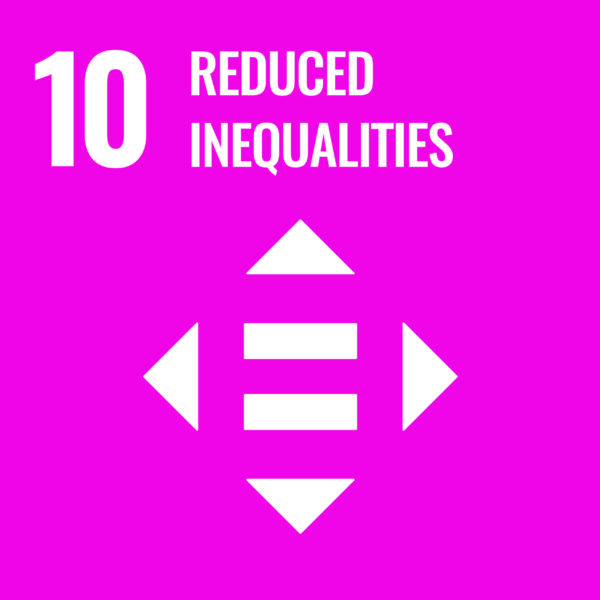 United Nations Sustainable Development Goals supporting diversity, education, gender equality, reduced inequalities, sustainable communities and strong institutions.